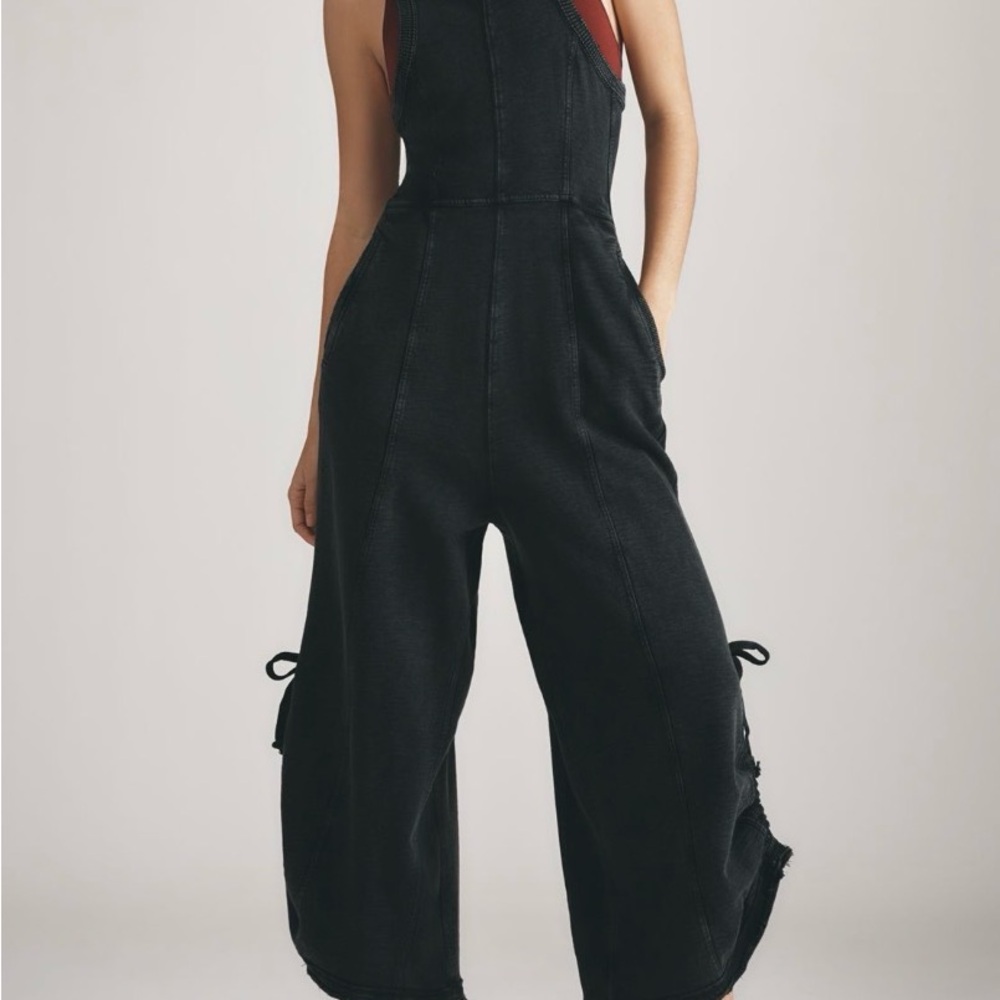 Daily Practice by Anthropologie Horizon Wide-Leg Jumpsuit